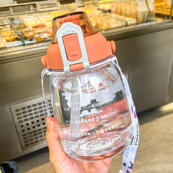 

1pc Portable Water Bottle, Pink