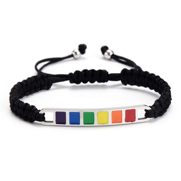 

LGBT Color Block Bracelet, Multicolor