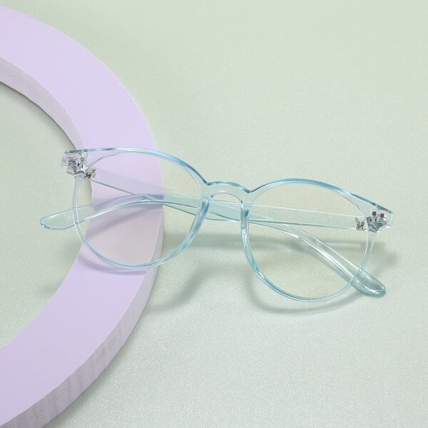 

Kids Geometric Frame Eyeglasses, Blue