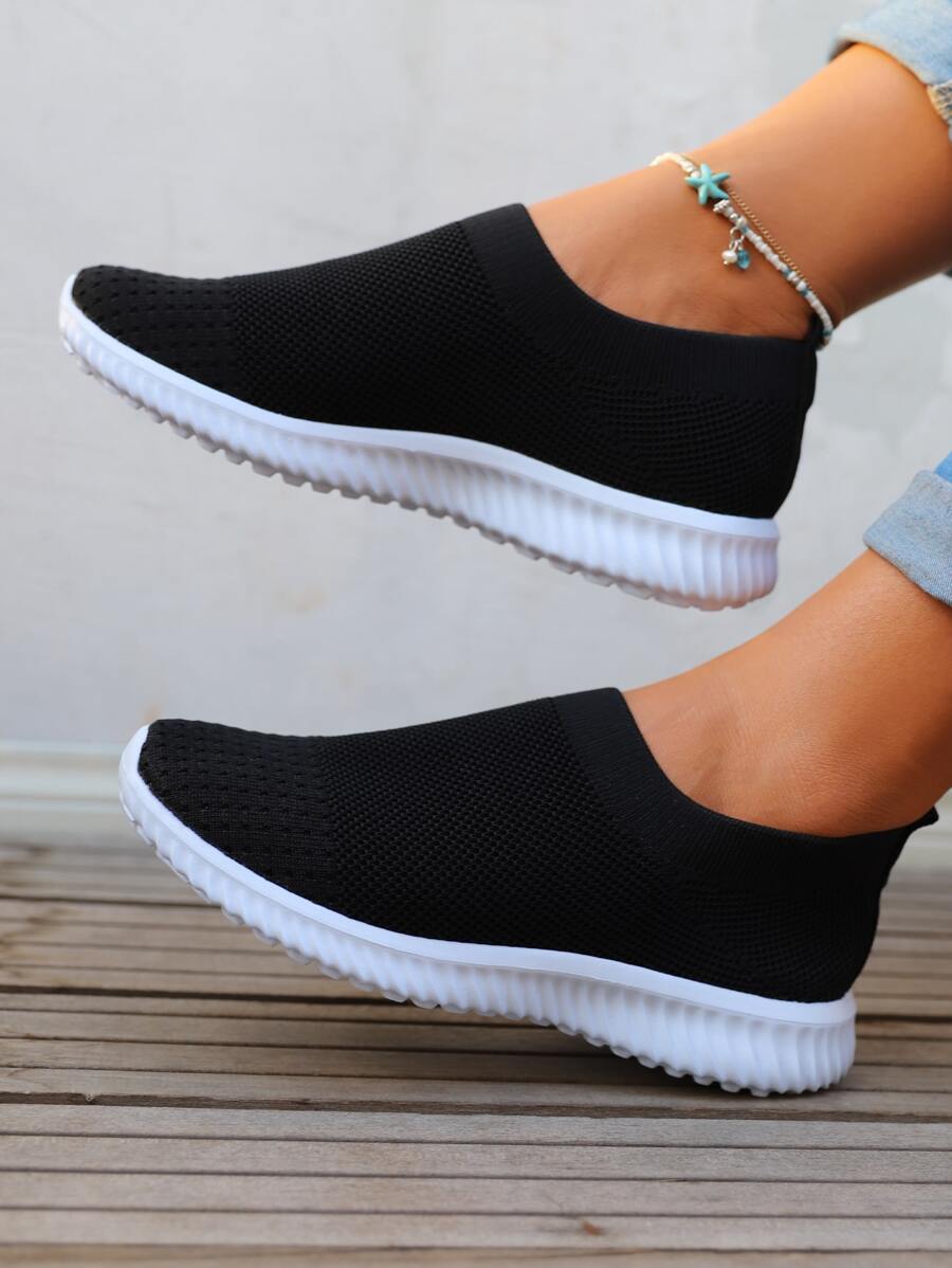 plain black sneakers womens