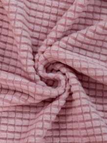 素色有彈性椅套 - 粉色 - 查看 2