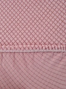 素色有彈性椅套 - 粉色 - 查看 4