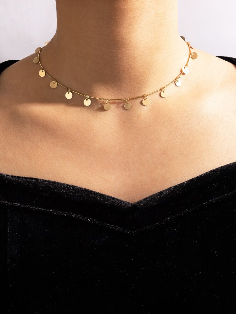 ディスクチャームネックレス | SHEIN JAPAN