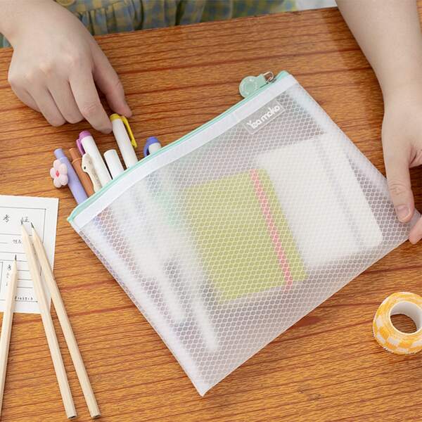 

1pc Random Color Filing Bag, Multicolor