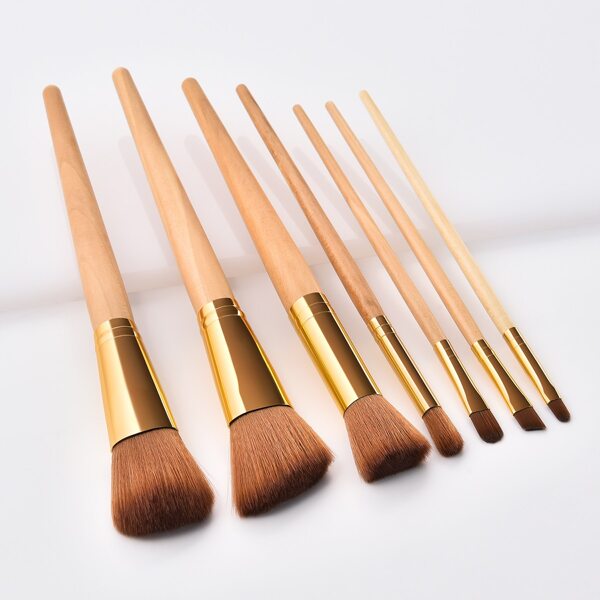 

7pcs Makeup Brush Set, Yellow