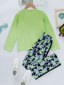 Bộ hai mảnh Gái Ngụy trang Khủng long Giải trí - Nhiều màu - Xem 2