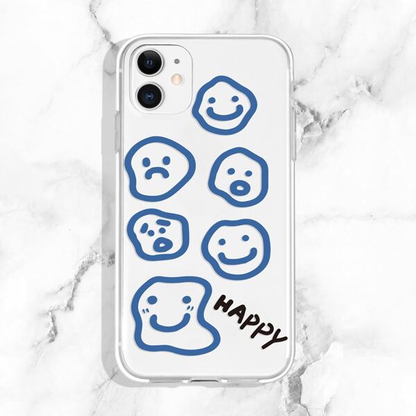 

Cartoon Face Phone Case, Multicolor