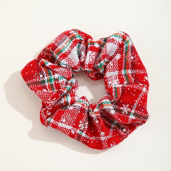 

Christmas Plaid Scrunchie, Multicolor