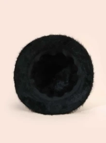 Solid Bucket Hat - Black - View 3