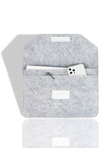 13 pulgadas Bolso para ordenador simple - Gris - Ver 1