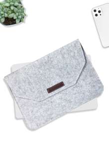 13 pulgadas Bolso para ordenador simple - Gris - Ver 2