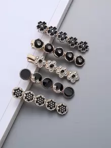 5 chiếc kẹp tóc trang trí hoa kiểu cổ điển ngày Valentine, phụ kiện tóc, kẹp tóc cài đầu, đồ dùng học tập, phụ kiện đội đầu, ghim cài tóc - Nhiều màu - Xem 1