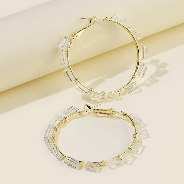 

Minimalist Hoop Earrings, Gold