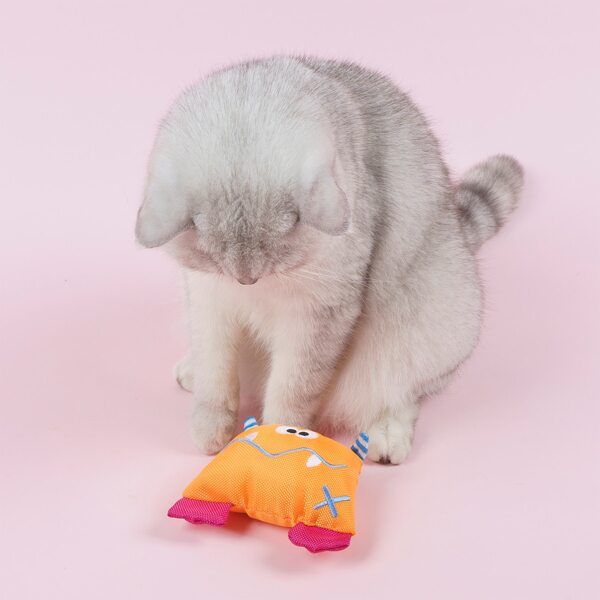 

Monster Shaped Pet Sound Toy, Orange
