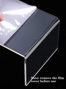 3 piezas Soporte de exhibición de joyería transparente, regalo para el Día de San Valentín o vuelta al colegio - transparente - Ver 4