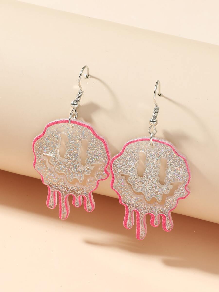 Halloween Ghost Drop Earrings - Multicolor - View 1