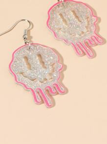 Halloween Ghost Drop Earrings - Multicolor - View 3