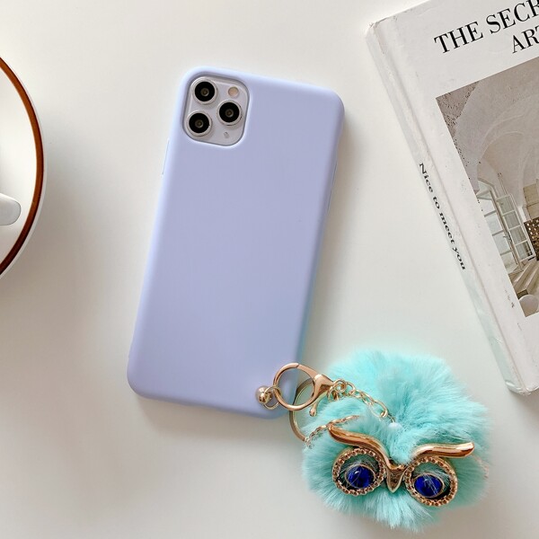

Owl Pendant Phone Case, Purple