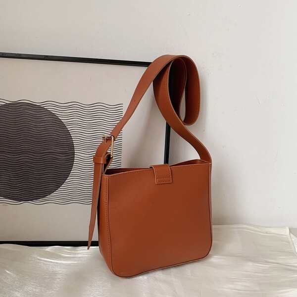 

Minimalist Square Bag, Redwood