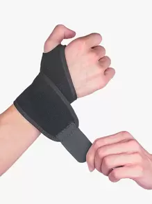 1 件氯丁橡胶运动压力腕托，非常适合男女健身运动、日常锻炼的腕部支撑。 - 黑色 - 查看 1