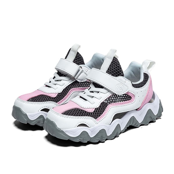 

Girls Cut Out Velcro Strap Sports Sandals, Multicolor