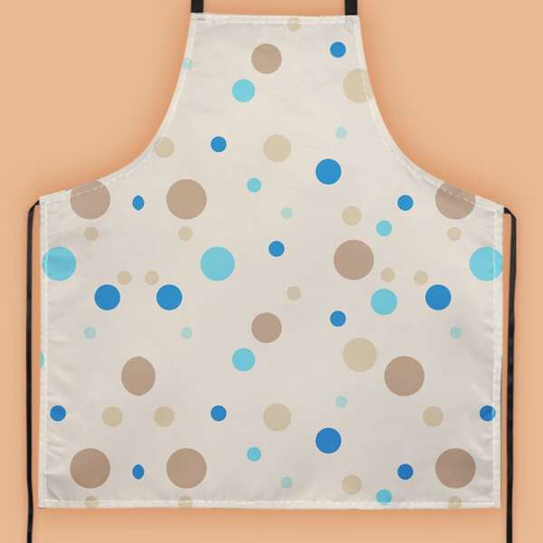 

Polka Dot Pattern Apron, Multicolor