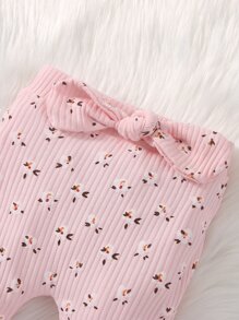 Bộ đồ Em bé Xù Hoa Tất cả trên in Giải trí - Hồng - Xem 5
