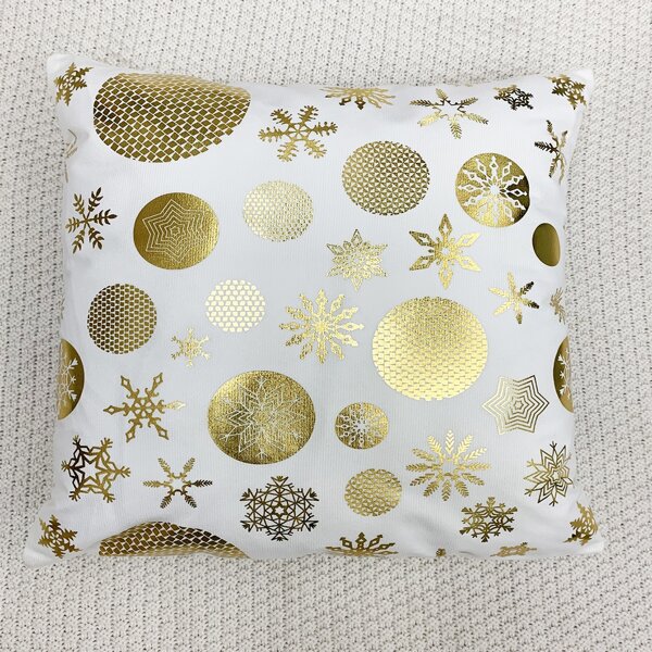

Christmas Snowflake Pattern Cushion Cover Without Filler, Multicolor