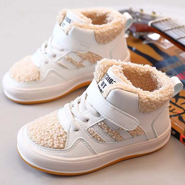 

Girls Letter Graphic Velcro Strap Sneakers, Multicolor