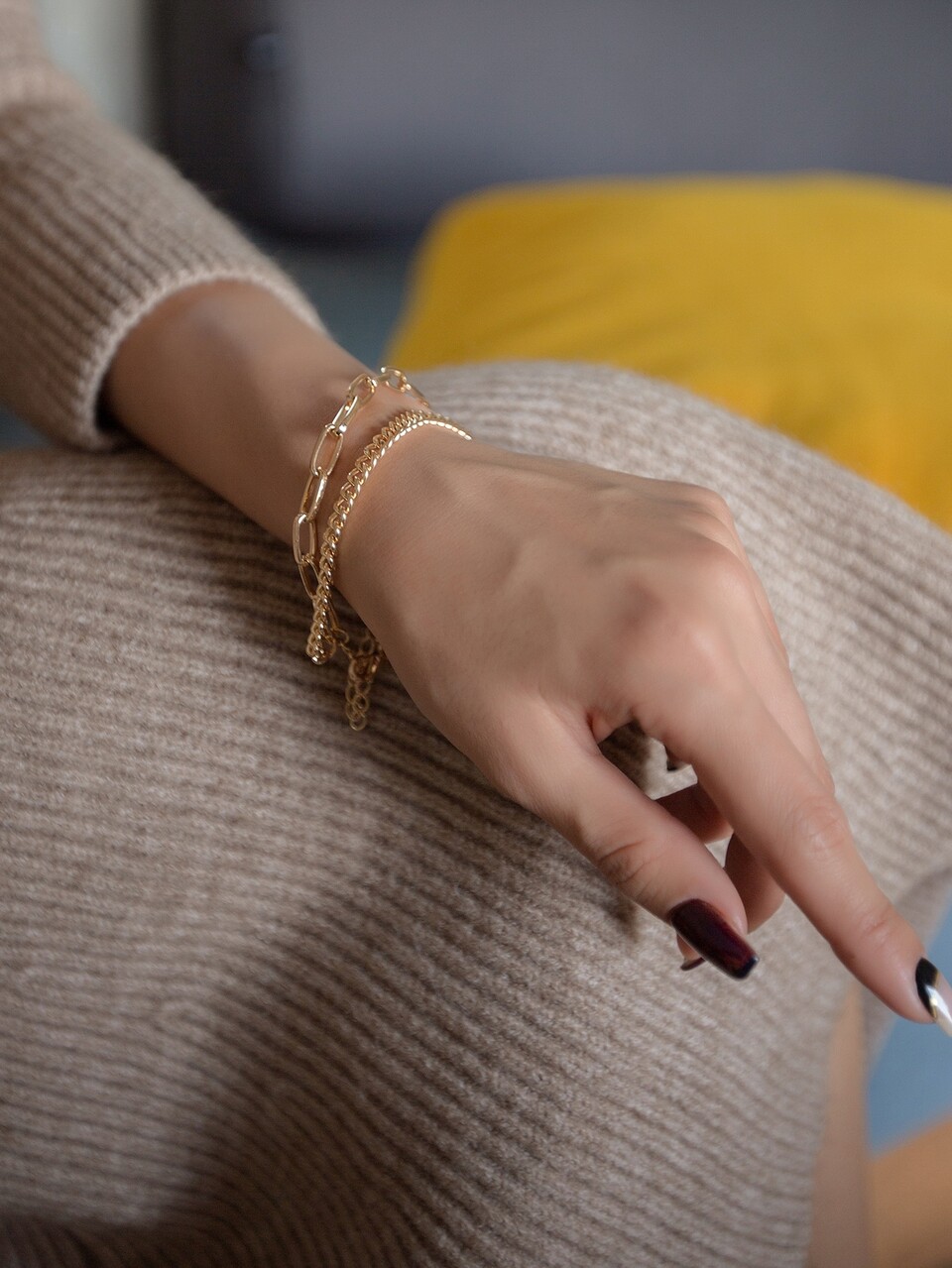 Minimalist Layered Bracelet