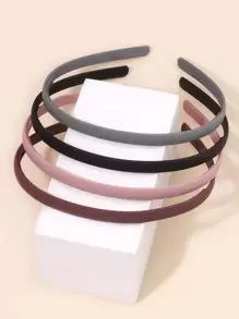 Niñas 4 piezas Diadema unicolor - Multicolor - Ver 1