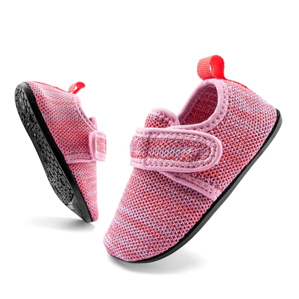 

Girls Velcro Strap Knit Water Shoes, Multicolor