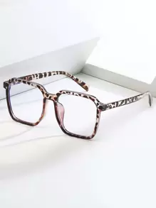 Leopard Pattern Eyeglasses - Multicolor - View 1