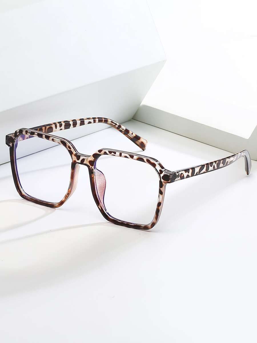 Leopard Pattern Eyeglasses - Multicolor - View 1