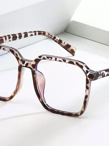 Leopard Pattern Eyeglasses - Multicolor - View 3