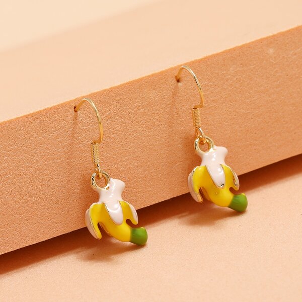 

Fruit Decor Drop Earrings, Multicolor