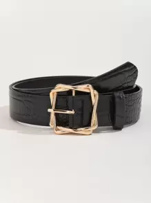 極簡風格搭扣腰帶帶打孔機 - 黑色 - 查看 1