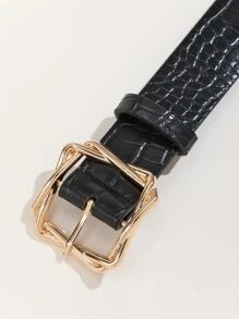 極簡風格搭扣腰帶帶打孔機 - 黑色 - 查看 4