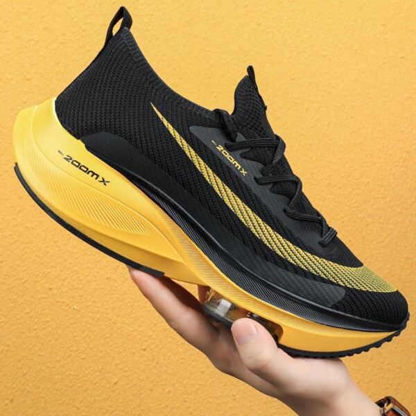 

Men Colorblock Lace-up Front Running Shoes, Multicolor