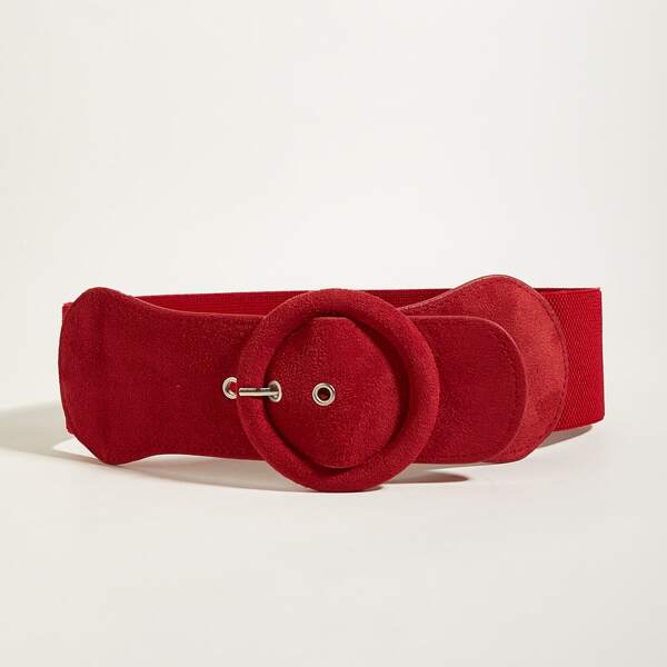 

Circle Decor Belt, Red