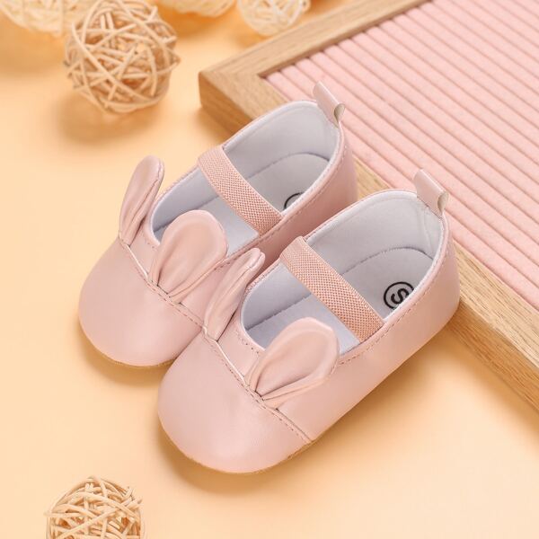 

Baby Cartoon Design Mary Jane Flats, Pink