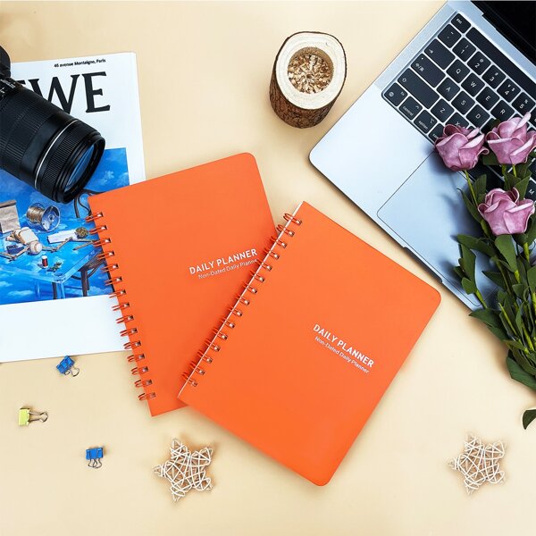 

1pc Business Plan Notebook, Orange