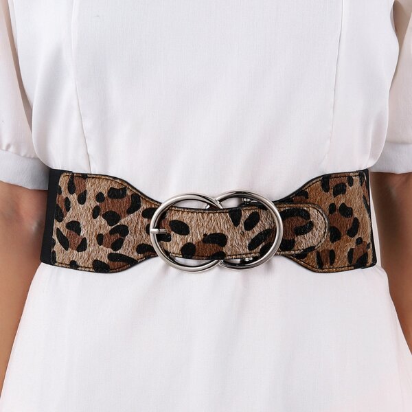 

Leopard Print Belt, Multicolor