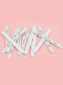 klimonla 專業木指甲銼雙面木金剛砂板，適用於天然和亞克力砂礫100入組、180入組、10入組灰色斑馬紋 - 淺灰色 - 查看 6