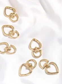 6入組愛心掛飾鑰匙圈