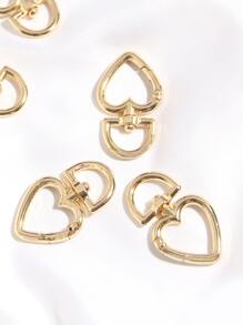 6入組愛心掛飾鑰匙圈