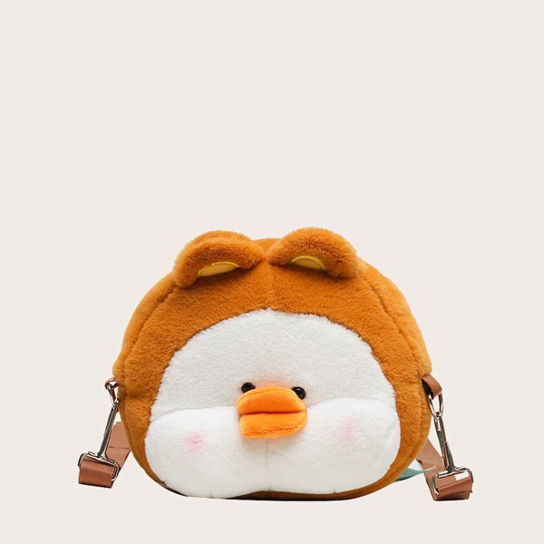 

Cartoon Design Novelty Bag, Brown