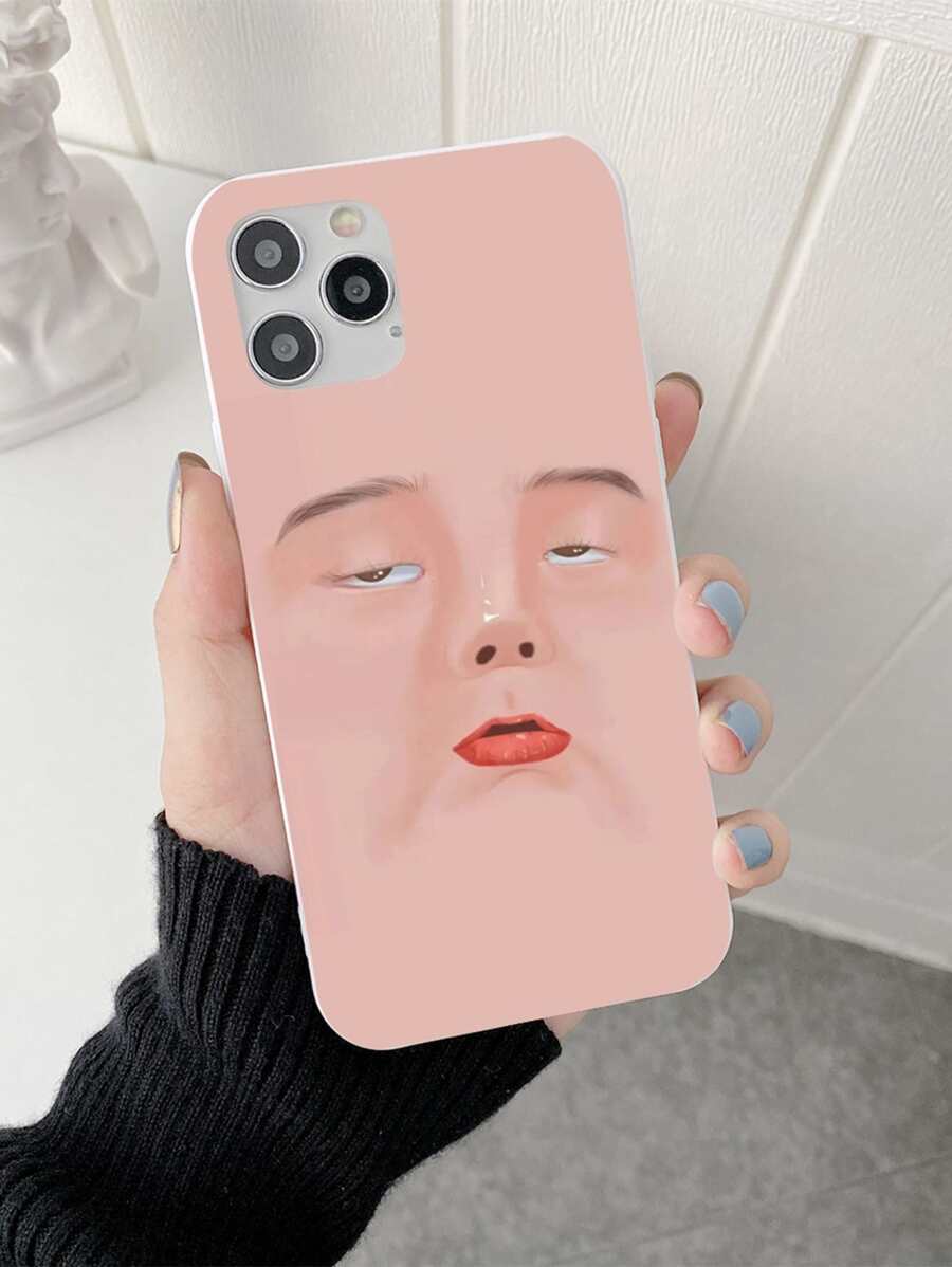 Funda para móvil cara de dibujos animados - Multicolor - Ver 1