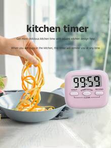 Bộ hẹn giờ đồ họa bếp 1pc - Hồng - Xem 3