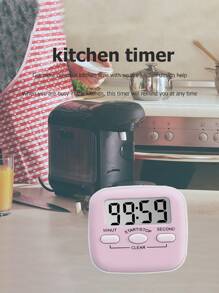 Bộ hẹn giờ đồ họa bếp 1pc - Hồng - Xem 4